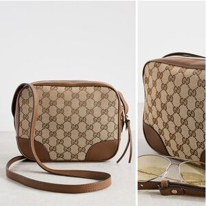 Gucci Bree GG Crossbody Bag Brown